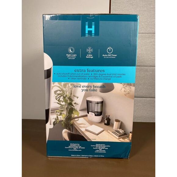 Homedics Warm & Cool Mist Ultrasonic Humidifier with UV-C Technology & Remote - Picture 10 of 12